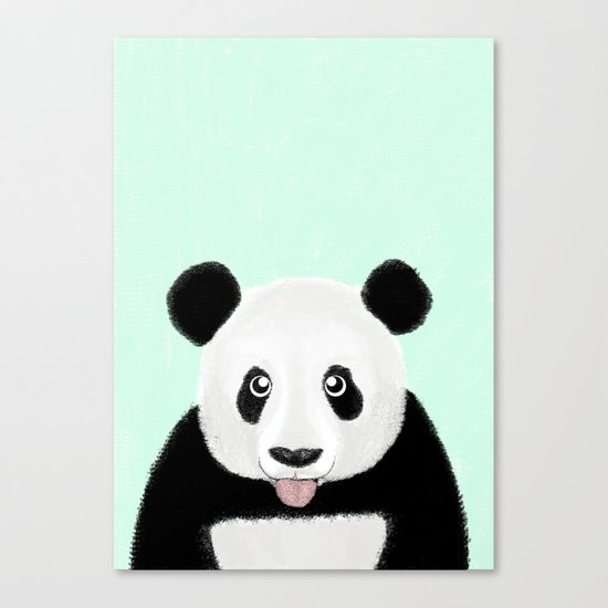 Cute Panda Canvas Print