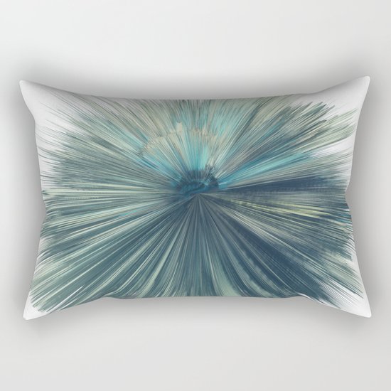 Green star Rectangular Pillow