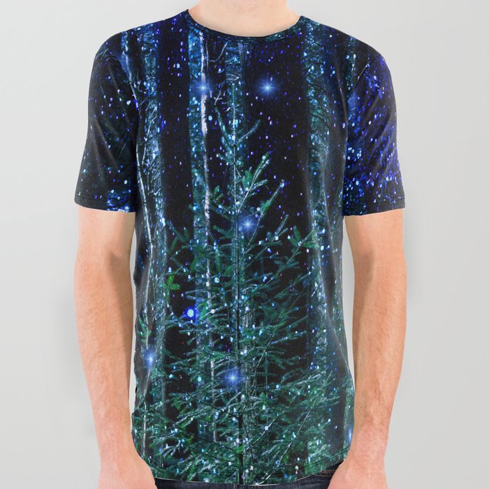 Magical Woodland All Over Graphic Tee