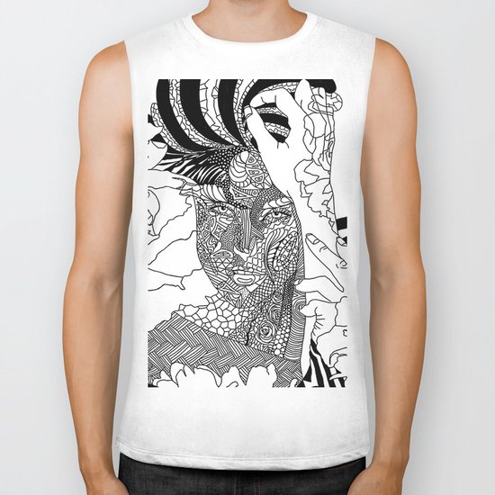 Inked Parisian Biker Tank