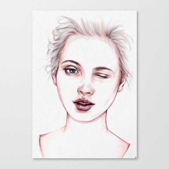 Just Kidding Canvas Print