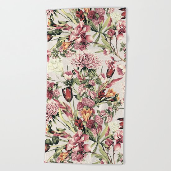 RPE FLORAL XI Beach Towel