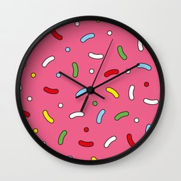 Colorful Confetti Wall Clock