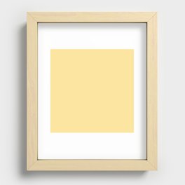 Whole Yellow Recessed Framed Print