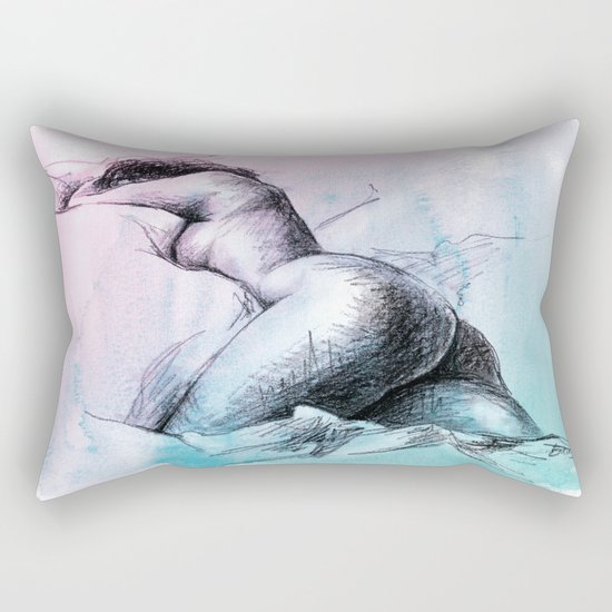 Nude female 3 Rectangular Pillow