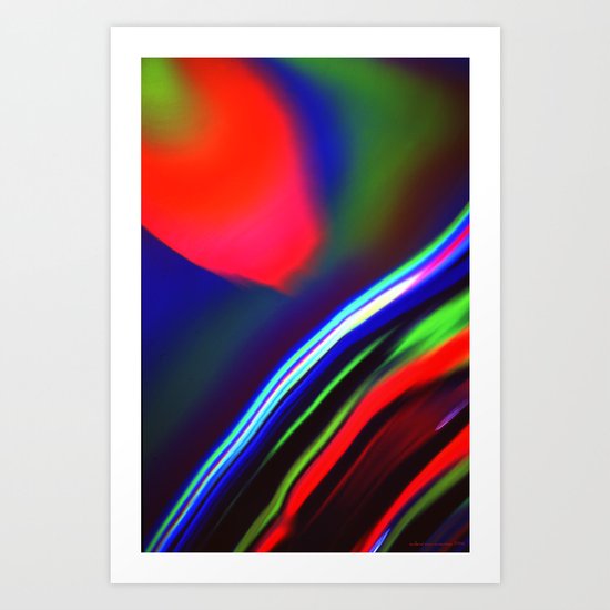 Seismic Folds Art Print