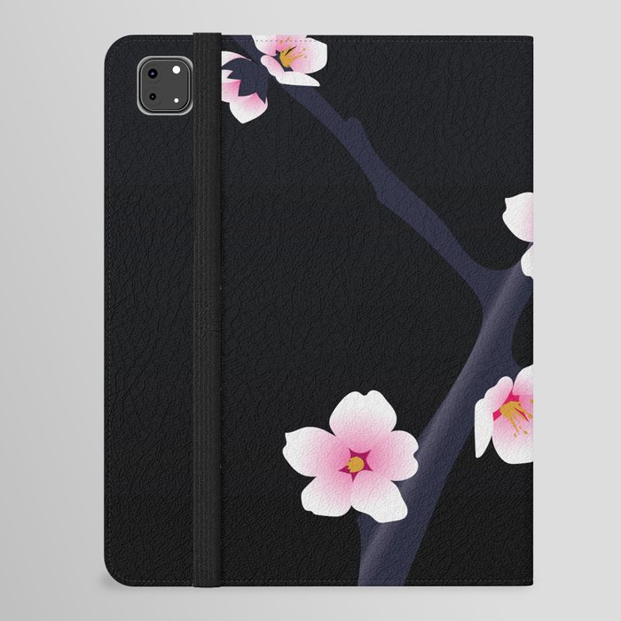 Sakura - Black iPad Folio Case