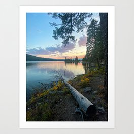 Lake Sunset 2 Art Print