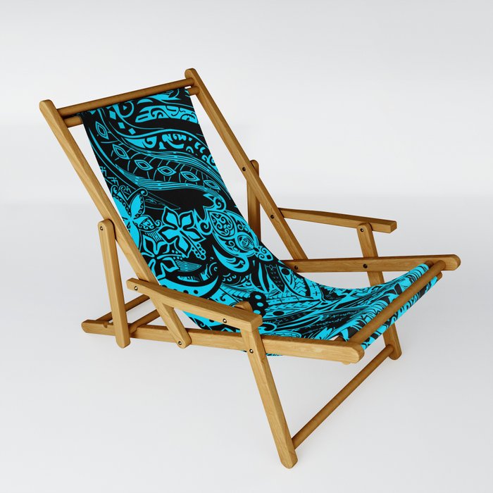 Teal shop sling chair