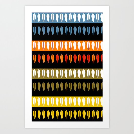 Lotus pattern Art Print