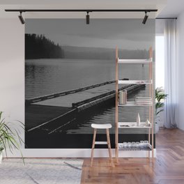 Suttle Lake in Gray and Black Wall Mural