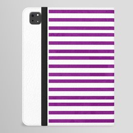 Type Stripes (Purple) iPad Folio Case