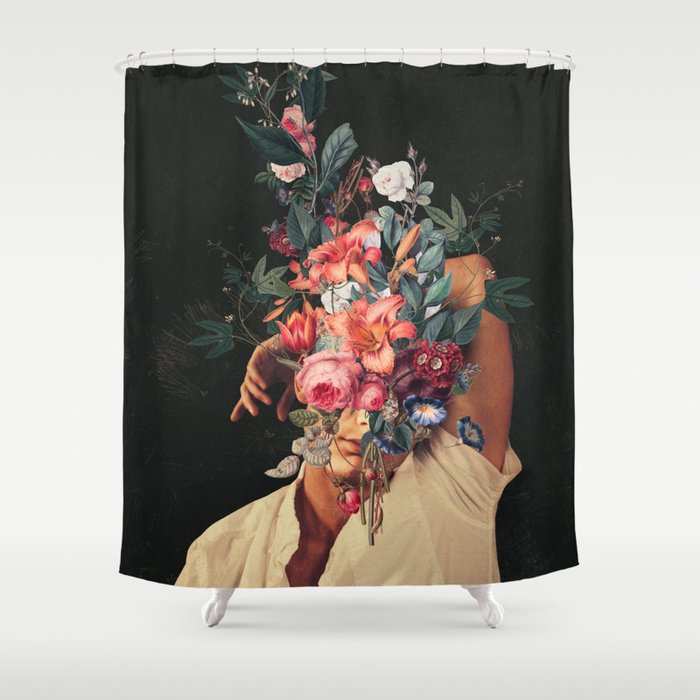 Roses Bloomed every time I Thought of You Shower Curtain