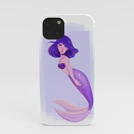 Violet Mermaid iPhone Case