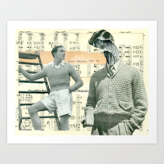 Spinning Yarns Art Print