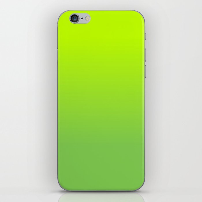 LIME GREEN OMBRE PATTERN iPhone Skin