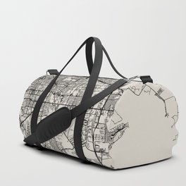 Pasadena, USA - City Map Duffle Bag