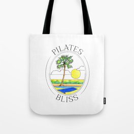 Pilates Bliss with White Sky Tote Bag
