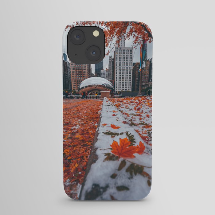 Fall and Winter Chicago iPhone Case
