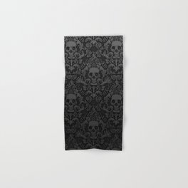 Dark Royal Skull Pattern Hand & Bath Towel