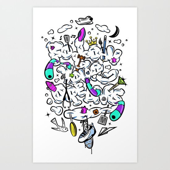 Follow Your Dreams Art Print