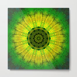 Lemon Lime Mandala Metal Print | Buddhist, Graphicdesign, Meditation, Digital, Graphic Design, Peace, Circle, Green, Colors, Abstract 