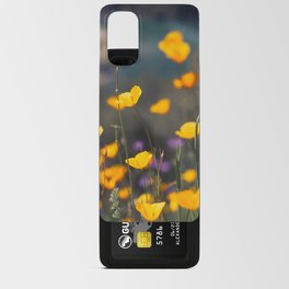 California Poppies in the Spring Android Card Case
