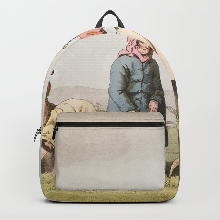 19th century in Yorkshire life Backpack by Viktorius Art Society6
