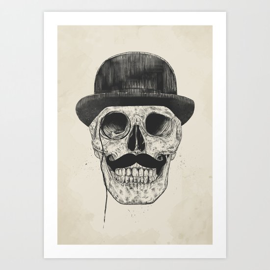 Gentlemen never die Art Print
