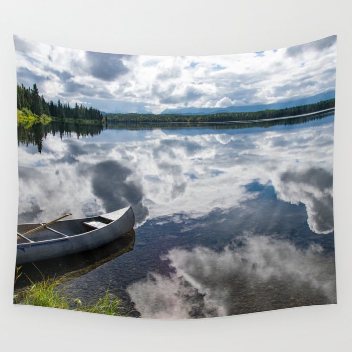 Tranquility At Its Best - Alaska Wall Tapestry