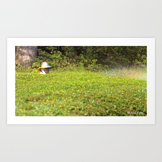 Hong Kong Gardener Art Print