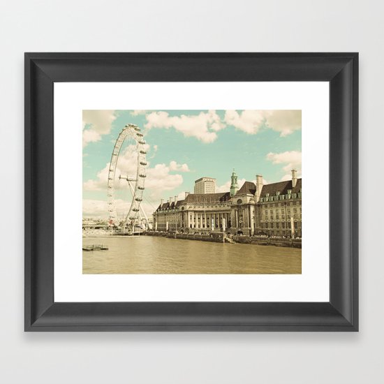 London Eye Love You Framed Art Print