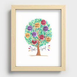 Fruit of the Spirit Recessed Framed Print