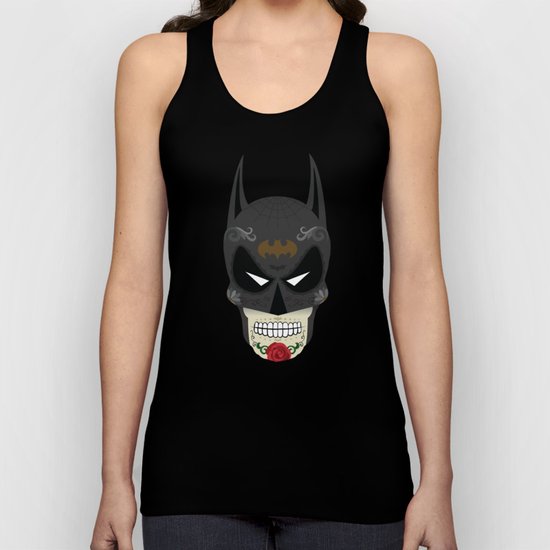 Bat-Man Sugar Skull Unisex Tank Top