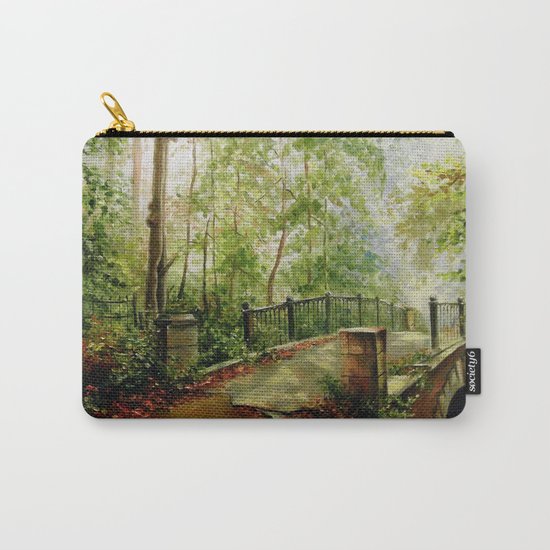 Old bridge in the forest Carry-All Pouch