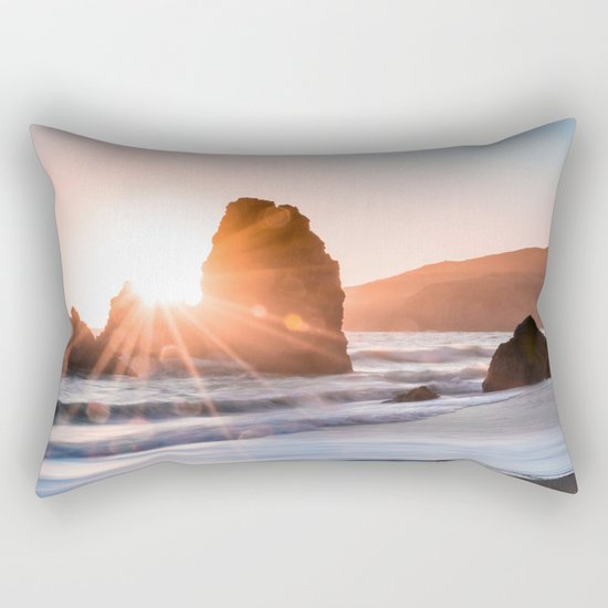 Sea light rock 4 Rectangular Pillow