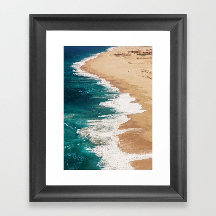 Ocean & Beach Landscape Art Framed Art Print