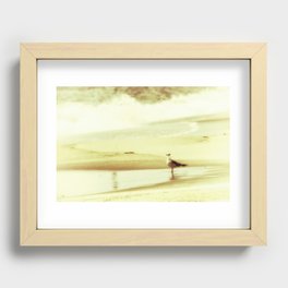and the seagull's name was Nelson Recessed Framed Print