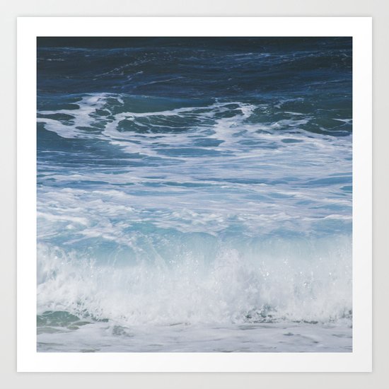 Ocean waves from the depths of the stars Art Print