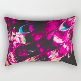 Abstract Splatter Paint v6 Rectangular Pillow