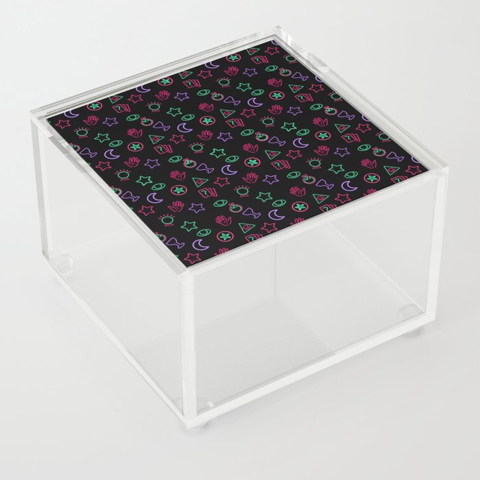 Tarot Pattern Acrylic Box