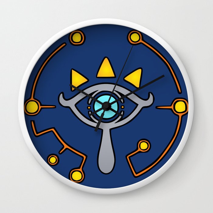 The Sheikah Slate Wall Clock By Snespix Society6