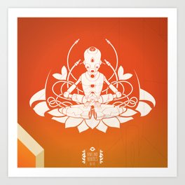 Opening the higher state of consciousness Art Print