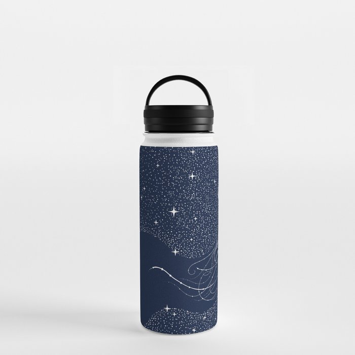 starry jellyfish Water Bottle