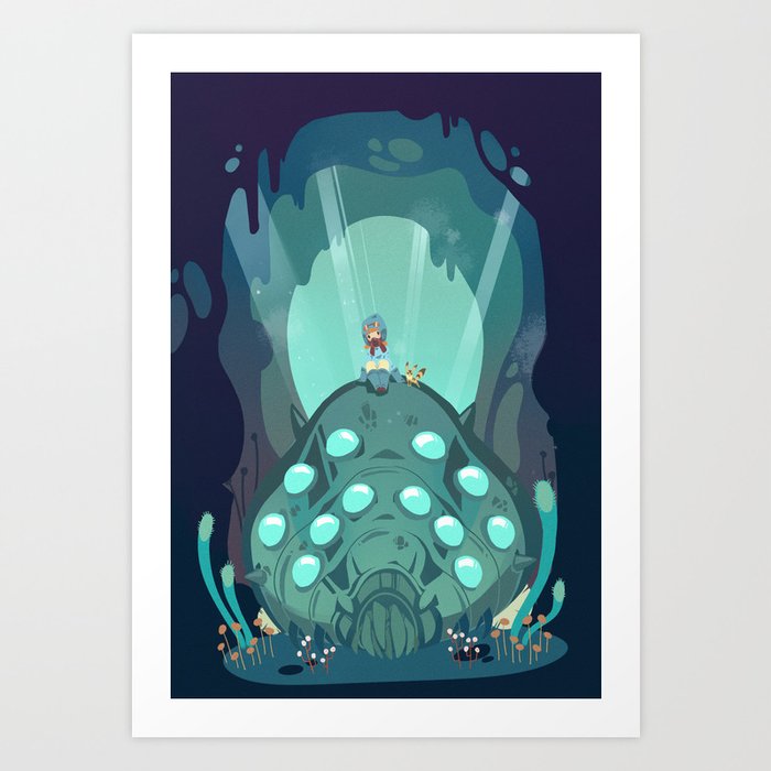 Nausicaa Of The Valley Of The Wind Art Print By Zaley Society6 Long time a long in a galaxy far far a way.mandalore. nausicaa of the valley of the wind art print by zaley