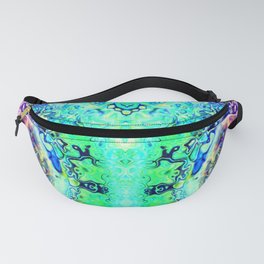Nebula Fanny Pack | Brightcolor, Digitalpainting, Trippy, Painting, Inkblend, Acrylicpour, Rorschach, Psychedelic 