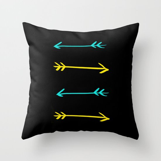 Into The Wild: Typography Throw Pillow