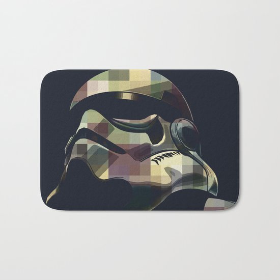 Star War | Storm Trooper Color Square * Movies Inspiration Bath Mat