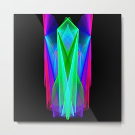 GFTNeon011 , Neon Abstract Metal Print | Gleaming, Gftneon, Shining, Neon, Effulgent, Graphicdesign, Abstract, Luminous, Glitzy, Lambent 