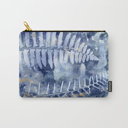 Two Ferns Carry-All Pouch | Photo, Ferns, Fern, Blues, Outdoors, Forest, Nature, Blue, Orange 